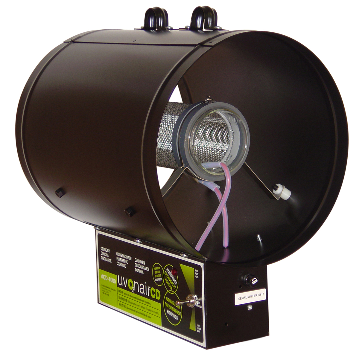 CD-In-Line Duct Ozonator Corona Discharge w/1 cell, 10"