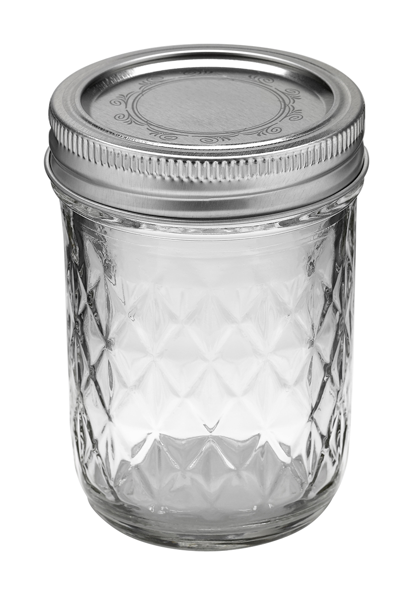 Ball Jar, 8 oz, Quilted Crystal, Case of 12